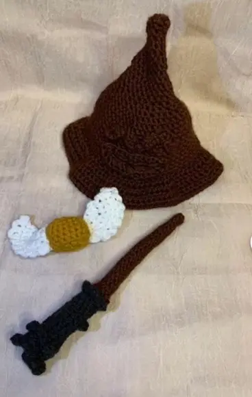 Fantasia Harry Potter em Crochê