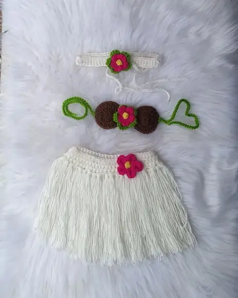 Fantasia Havaiana para Bebê