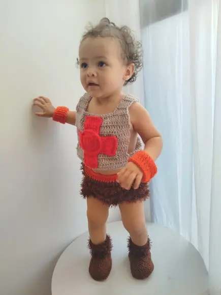 Fantasia He-man Crochê Ensaio Fotográfico Newborn