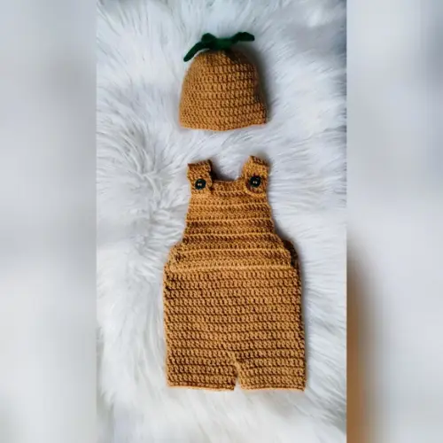 Fantasia Mandrágora harry Potter  em Crochê