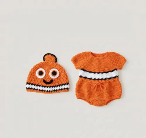 Fantasia Nemo em Crochê