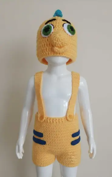 Fantasia Nemo em Crochê