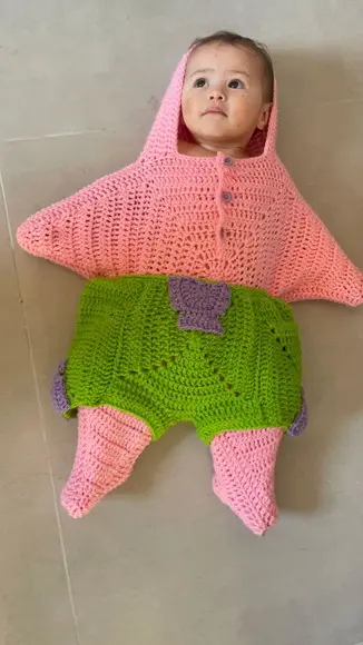 Fantasia Patrick em Crochê