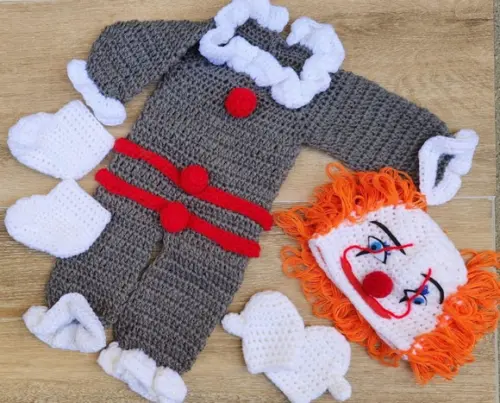 Fantasia Pennywise em Crochê