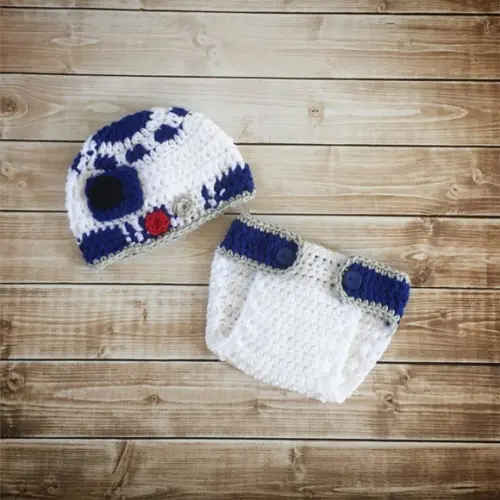 Fantasia R2d2 "star Wars"em Crochê