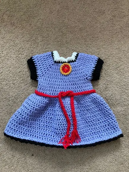 Fantasia Rainha Má da Branca de Neve em Crochê