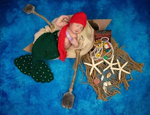 Fantasia Sereia Ariel de Crochê