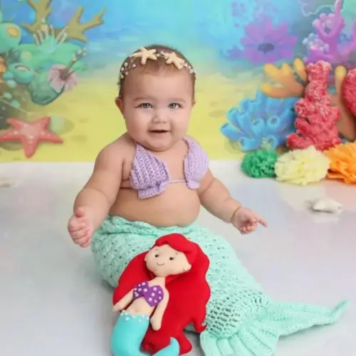 Fantasia Sereia de Crochê