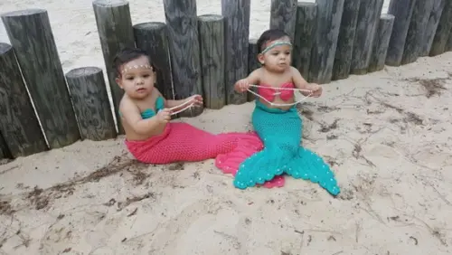 Fantasia Sereia de Crochê