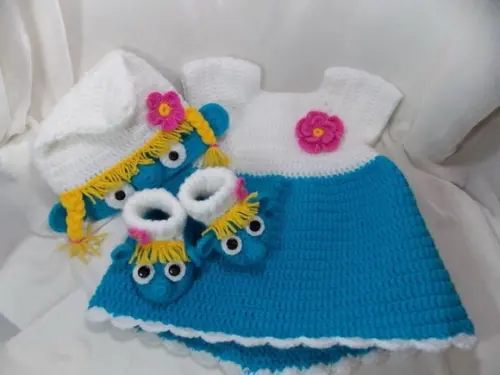 Fantasia Smurf Bebe