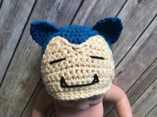 Fantasia Snorlax Pokémon em Crochê