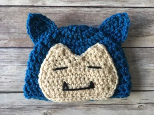 Fantasia Snorlax Pokémon em Crochê