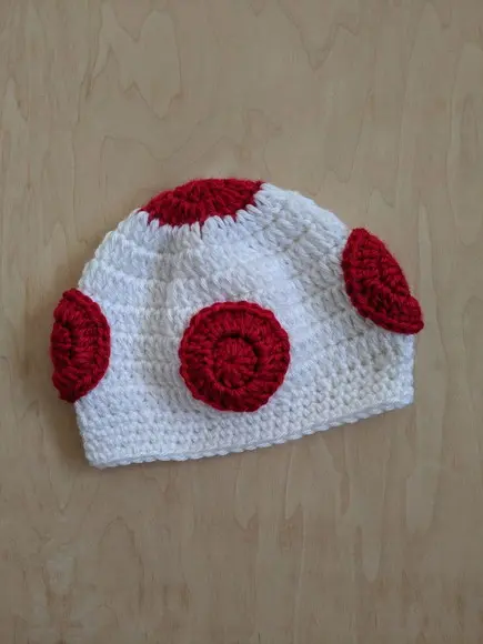 Fantasia Toad do Super Mario Bros em Crochê