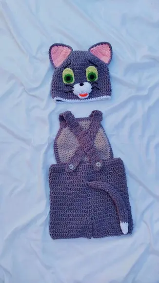 Fantasia Tom e Jerry em Crochê