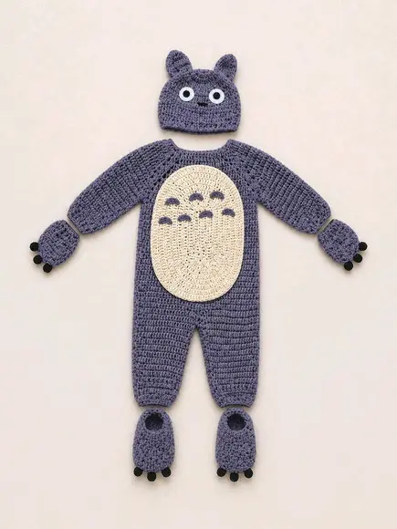 Fantasia Totoro de Crochê