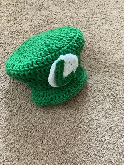 Fantasia Vestido Mario Bros em Crochê