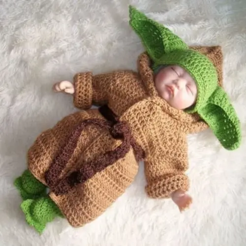 Fantasia Yoda em Crochê