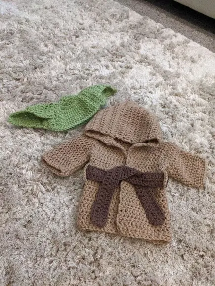 Fantasia Yoda em Crochê