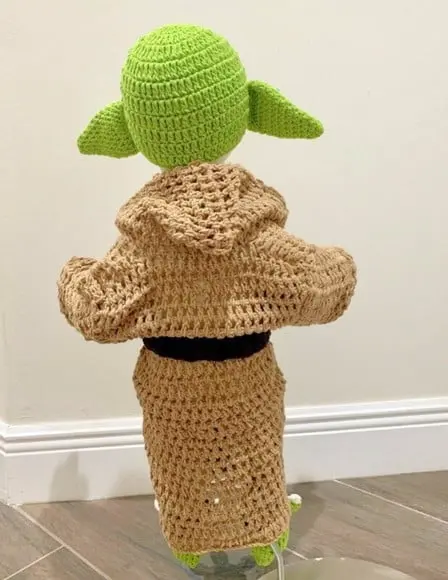 Fantasia Yoda em Crochê