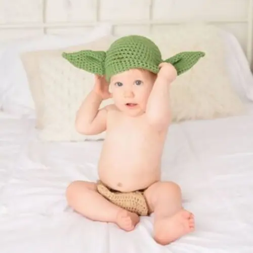 Fantasia Yoda em Crochê