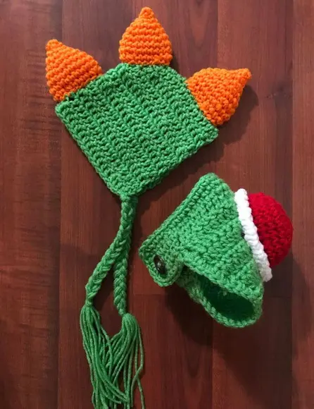 Fantasia Yoshi em Crochê