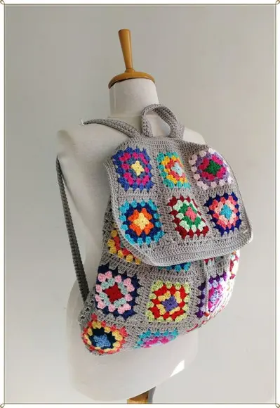 Mochila De Crochê