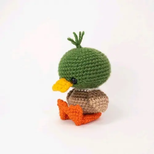 Patinhos de crochê amigurumi