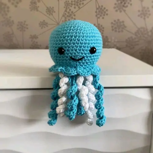 Polvo de crochê amigurumi