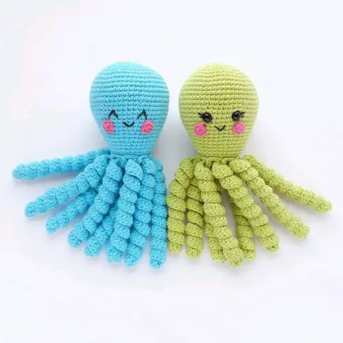 Polvo de crochê amigurumi