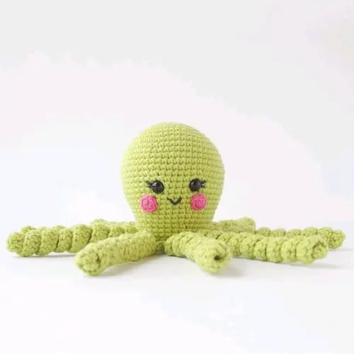 Polvo de crochê amigurumi