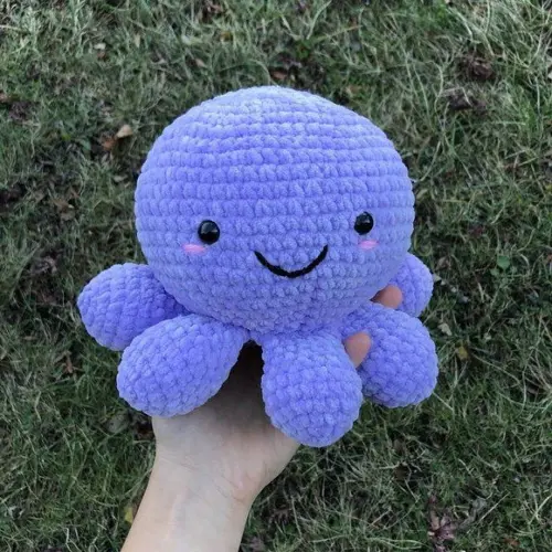Polvo de crochê amigurumi