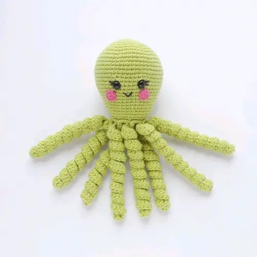 Polvo de crochê amigurumi