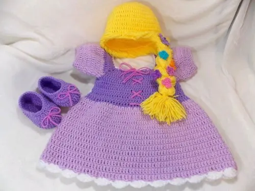 Rapunzel Vestido Princesa