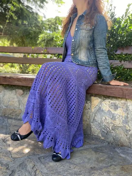 Saia de Crochê Juliana