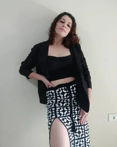 Saia de Crochê Lady