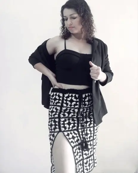 Saia de Crochê Lady