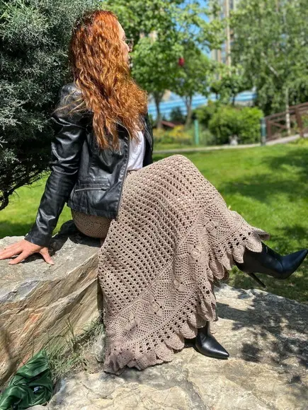 Saia de Crochê Zoe