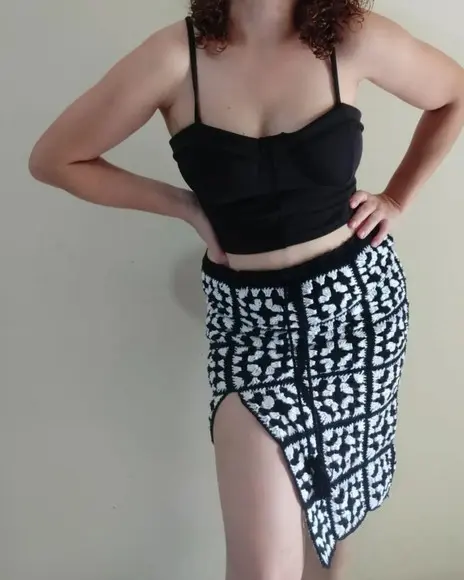 Saia de Crochê Lady