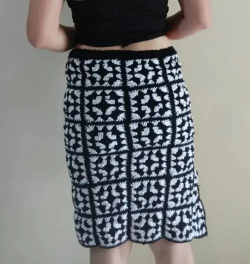 Saia de Crochê Lady