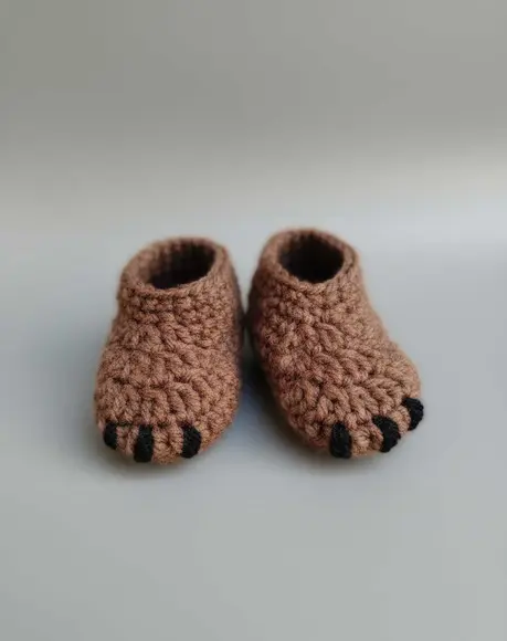 Sapatinho de Crochê Personalizado com Nome do Bebê ? Feito à