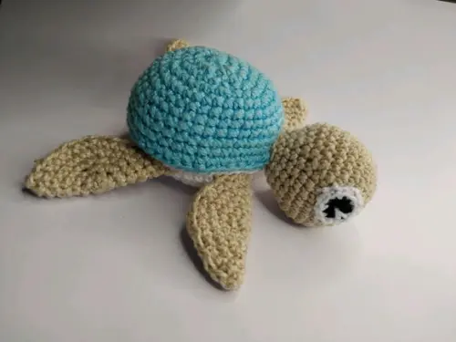 Tartaruga de crochê amigurumi
