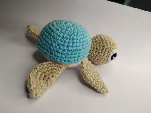 Tartaruga de crochê amigurumi