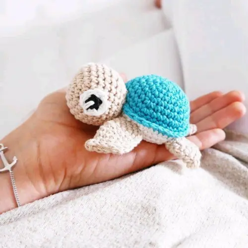 Tartaruga de crochê amigurumi