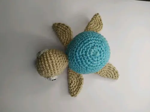Tartaruga de crochê amigurumi