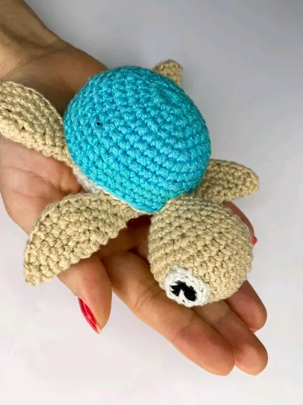 Tartaruga de crochê amigurumi