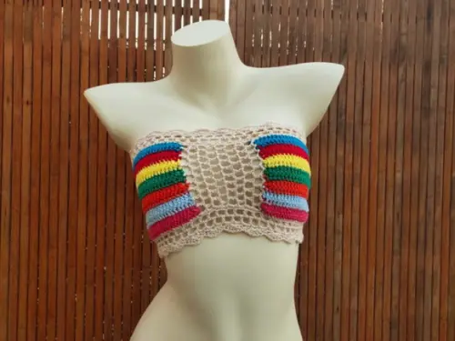 Top / cropped crochê