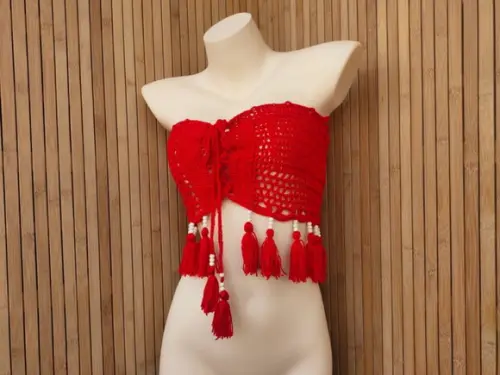 Top / cropped crochê