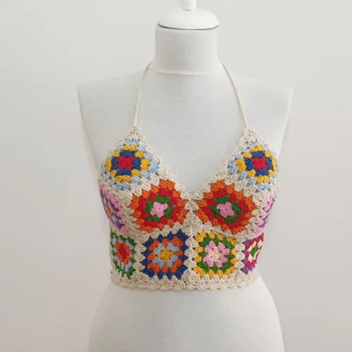 Top / cropped crochê