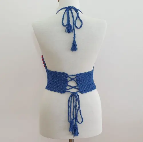 Top / cropped crochê