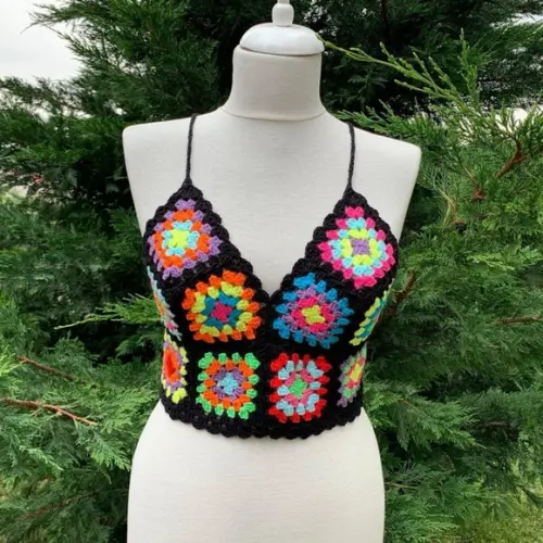 Top / cropped crochê